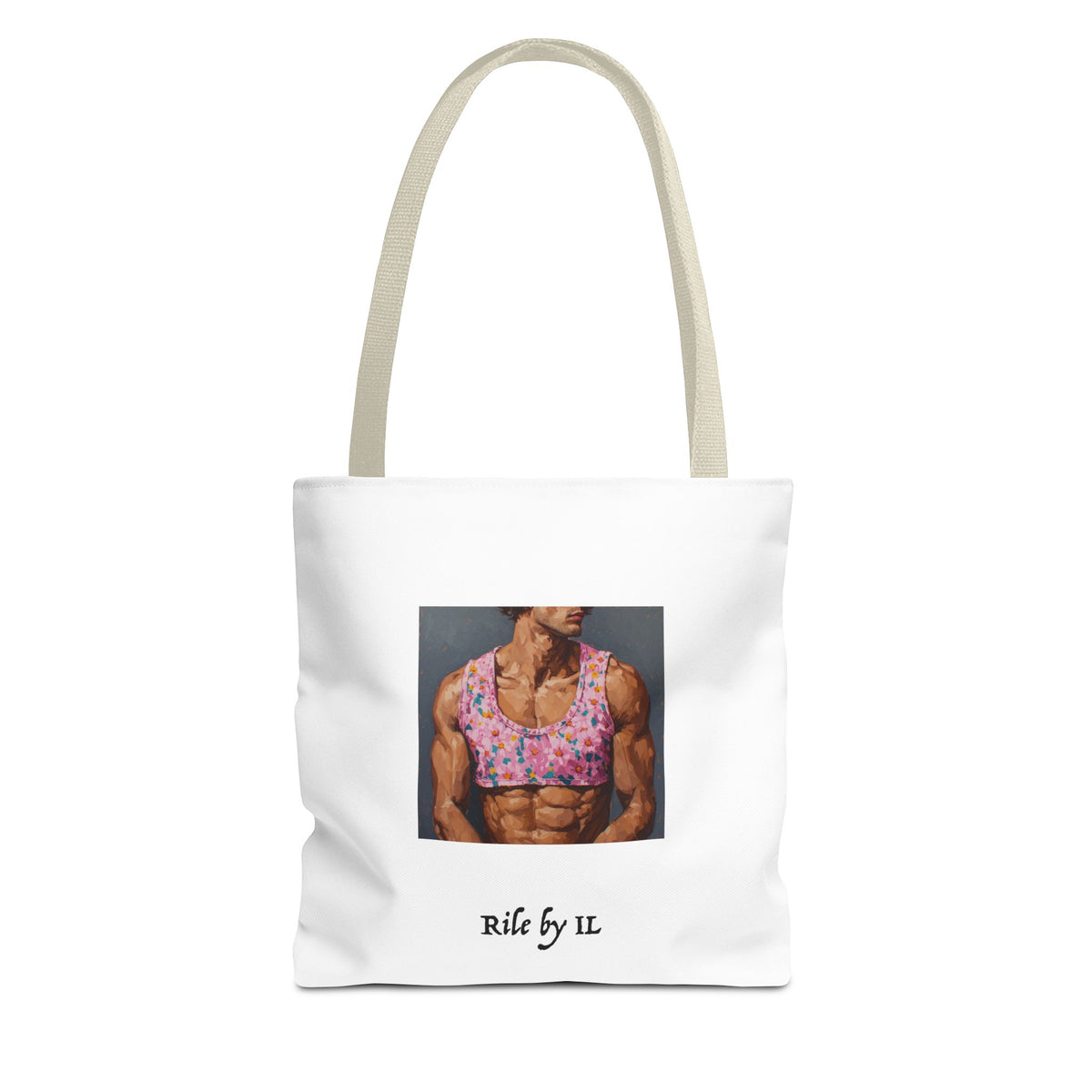 Man In Pink Crop TopTote Bag