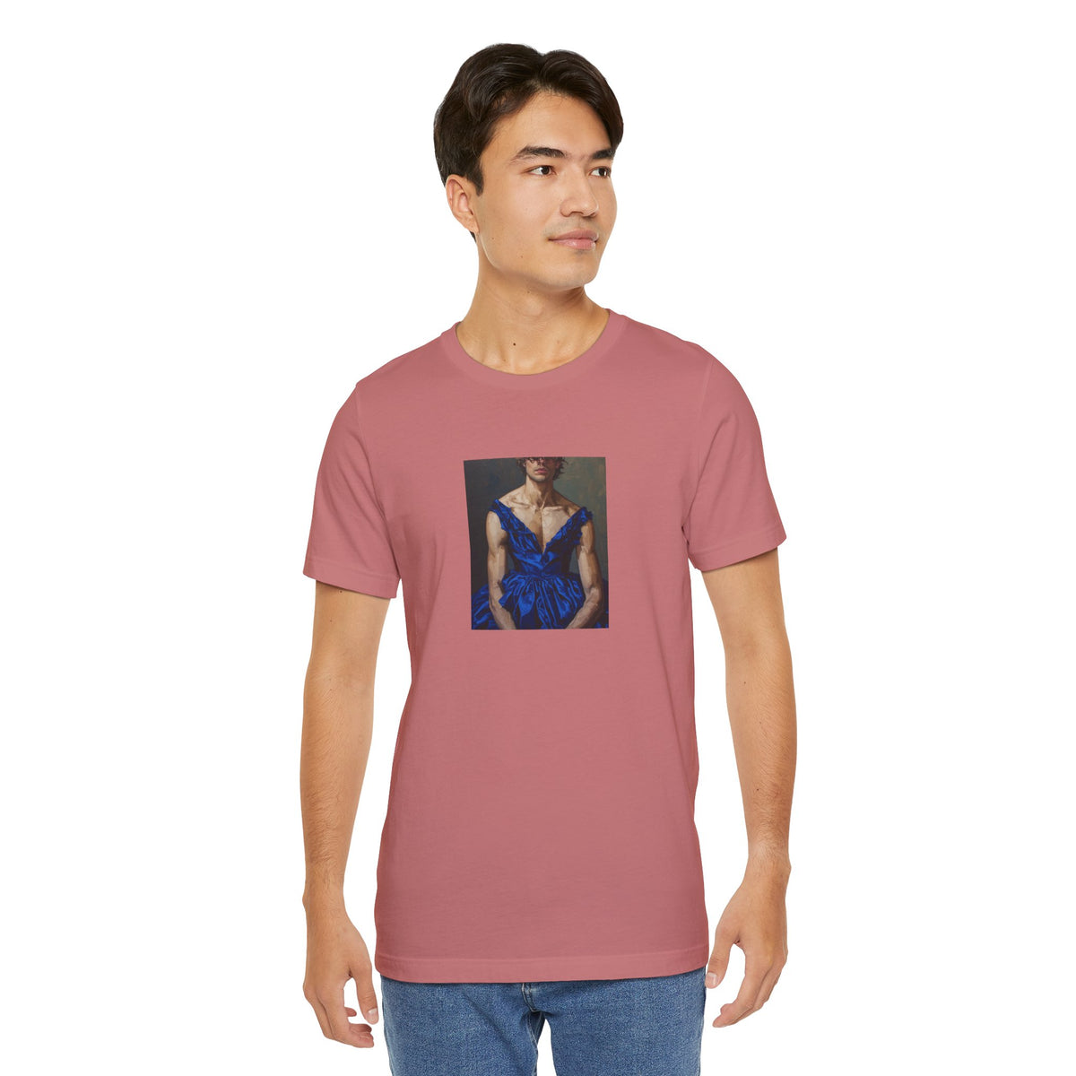Man In Blue Dress T-Shirt