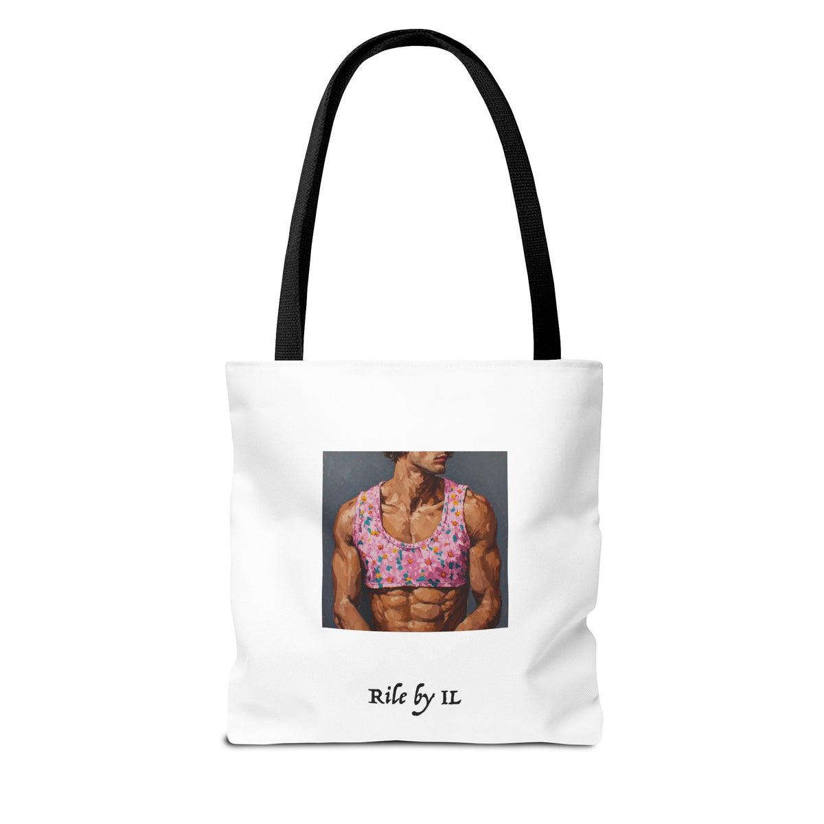 Man In Pink Crop TopTote Bag