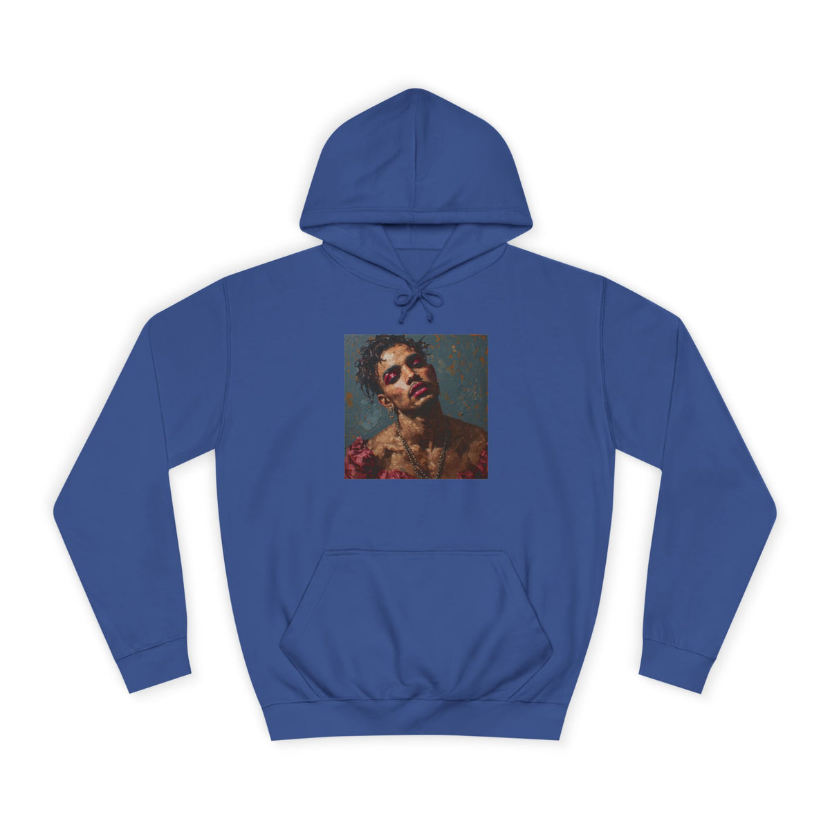 Man w/ Pink Eye Shadow Hoodie