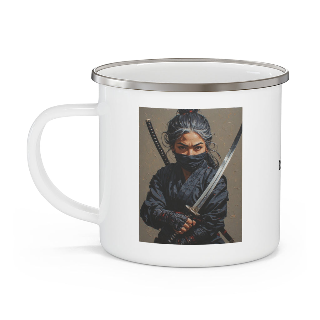 Warrior Camping Enamel Cup