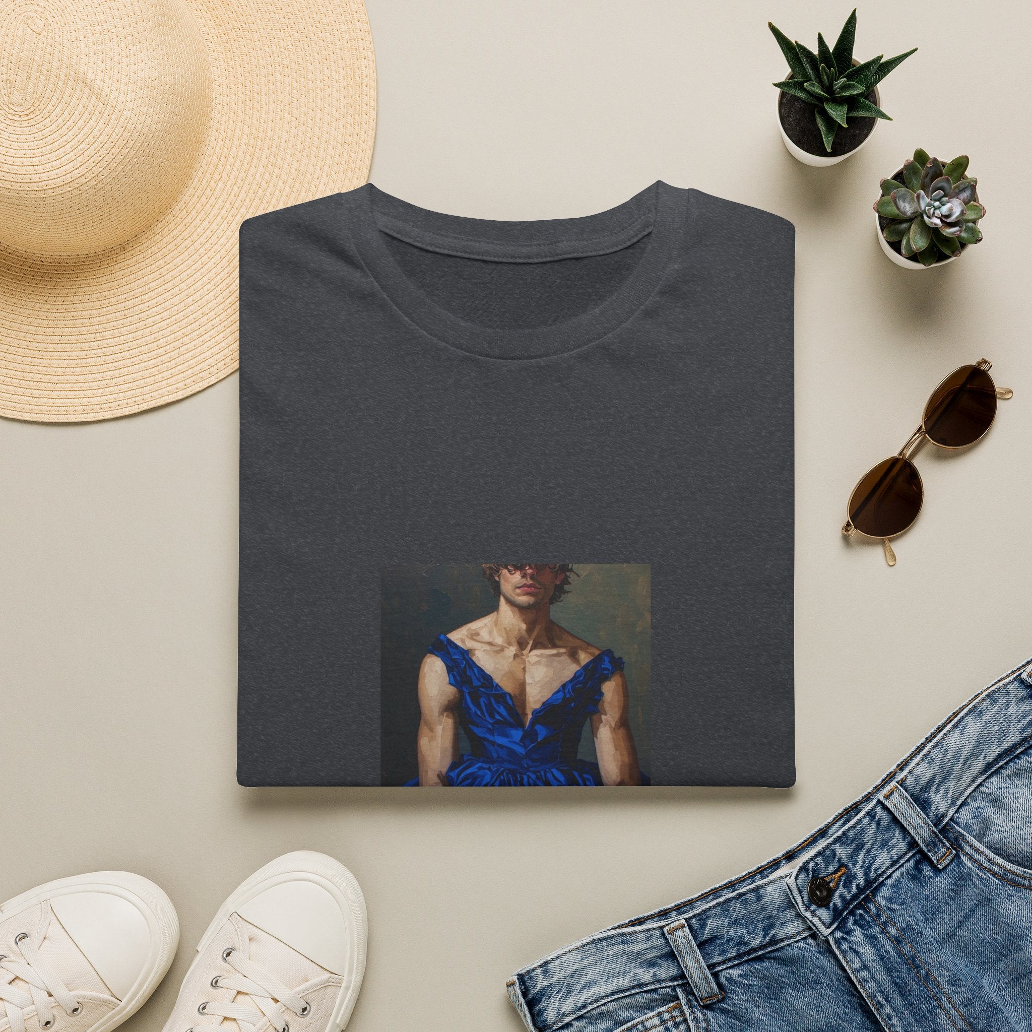 Man In Blue Dress T-shirt