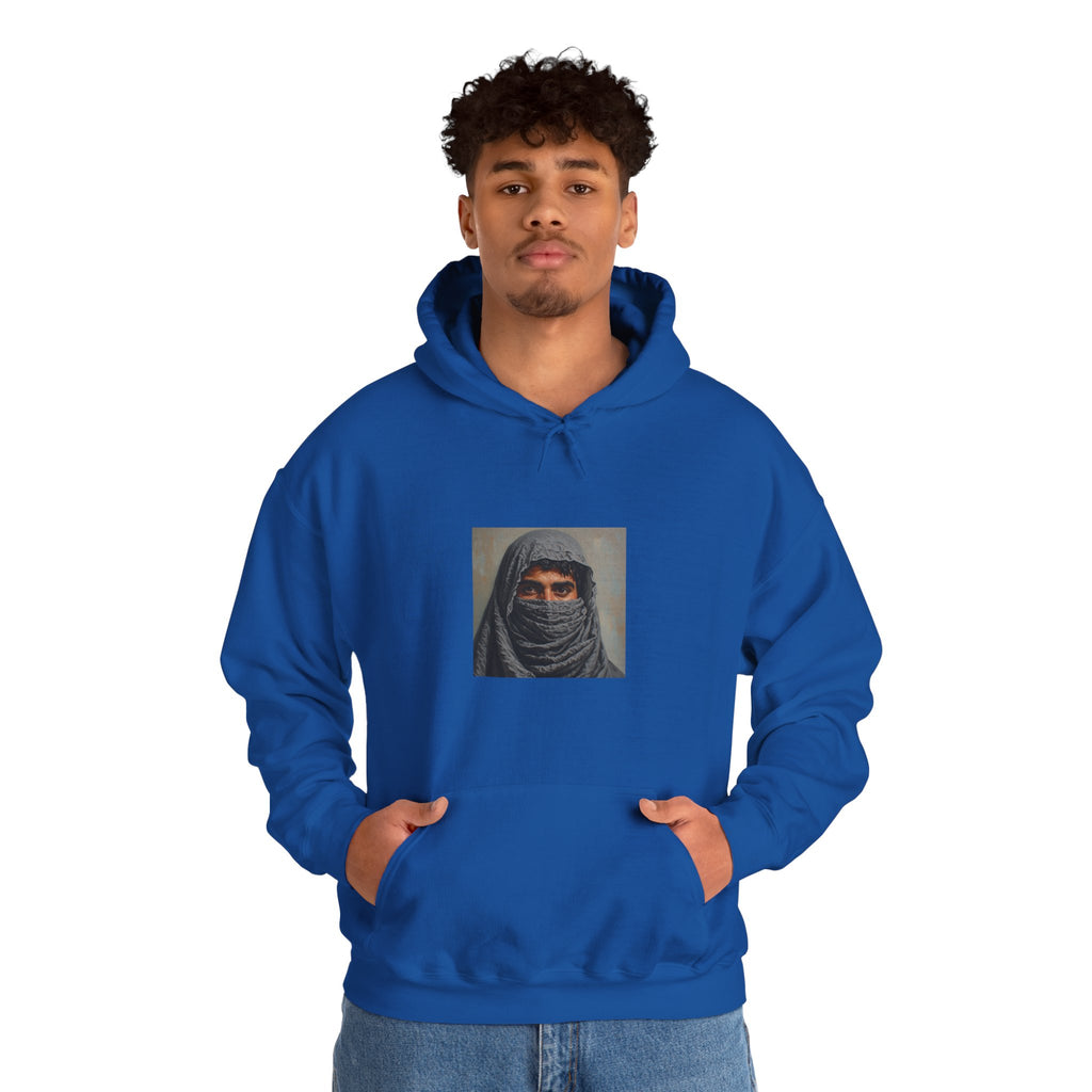 Veiled Man Portrait Hoodie