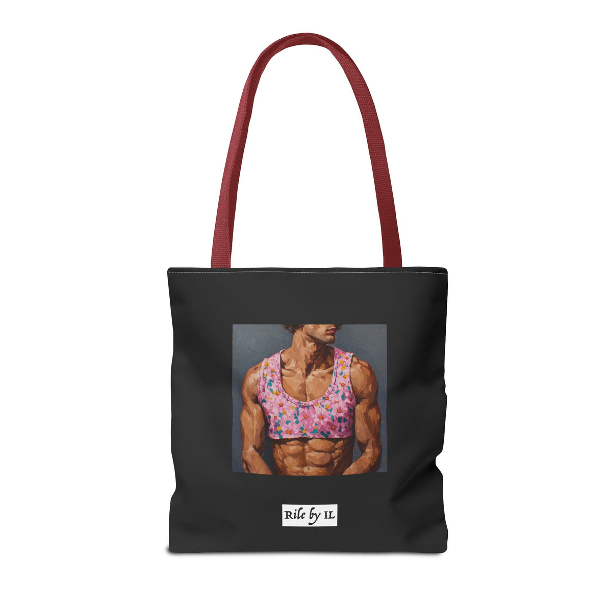 Man In Pink Crop Top Tote Bag