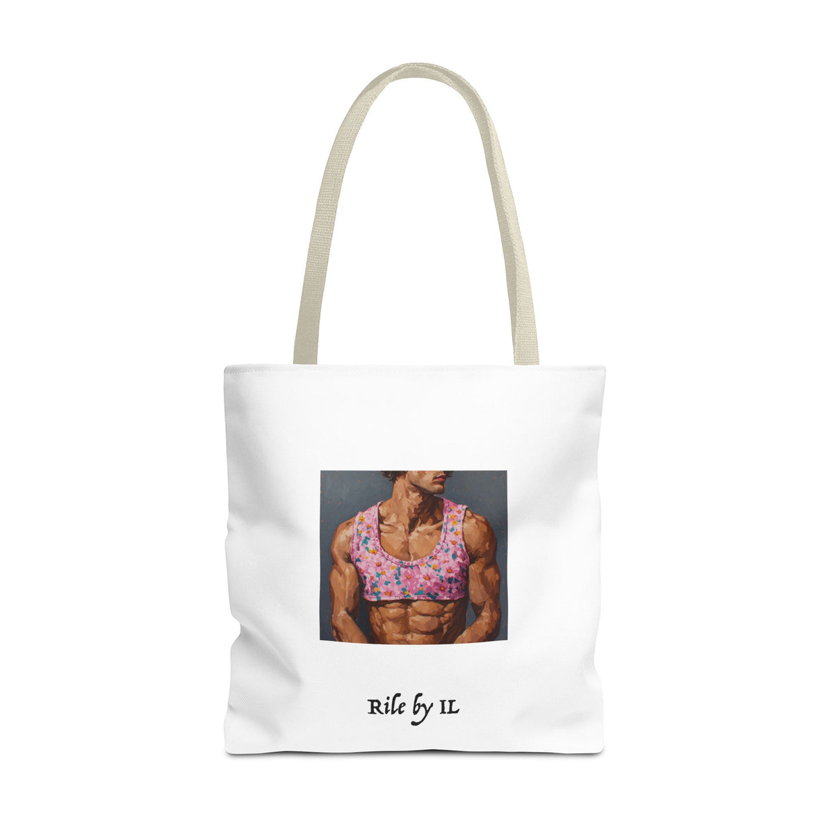 Man In Pink Crop TopTote Bag