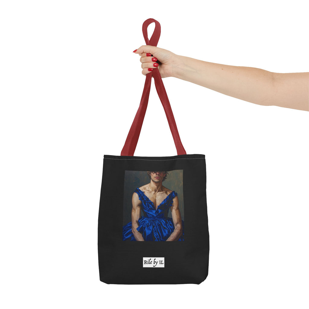 Man In Blue Dress Tote Bag