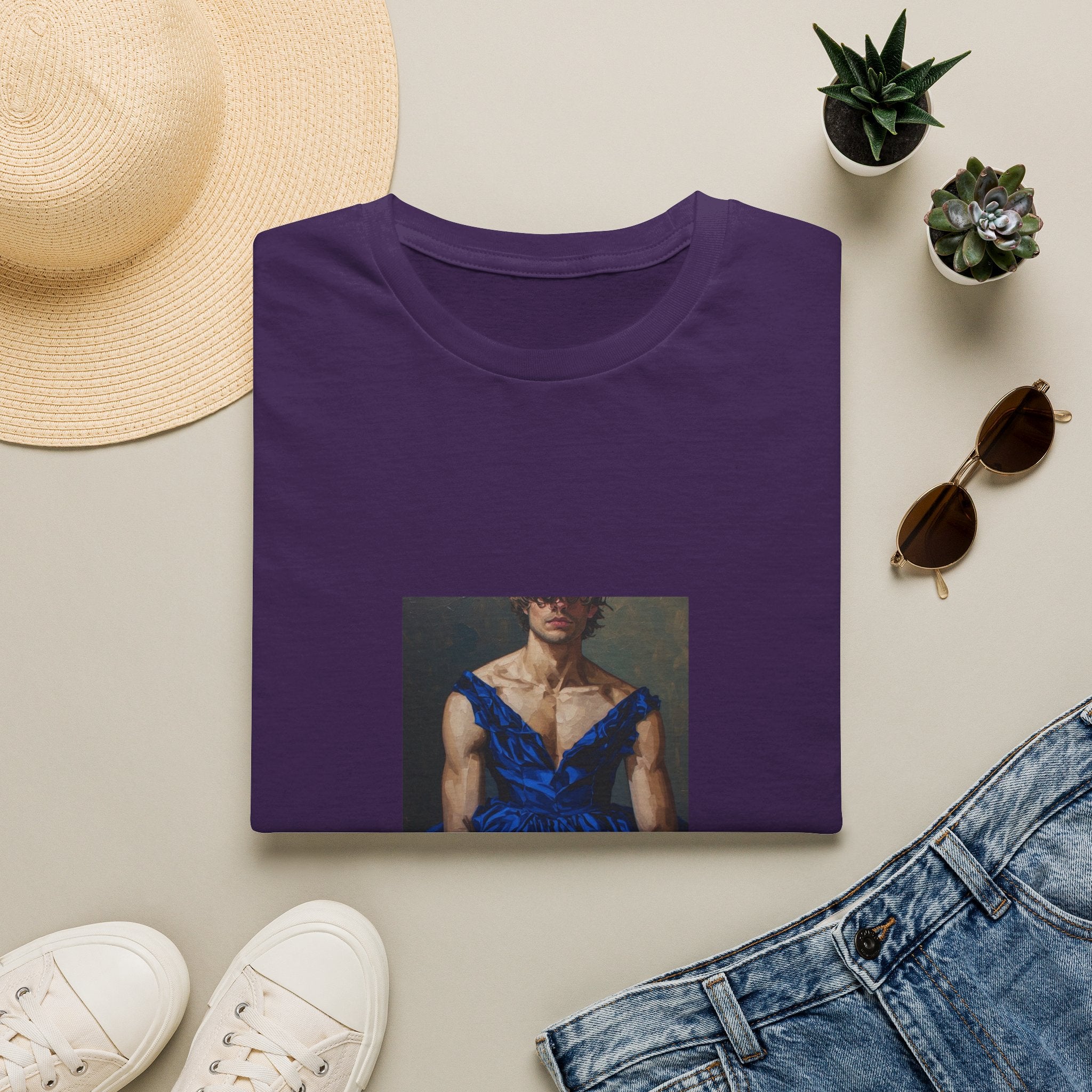 Man In Blue Dress T-shirt