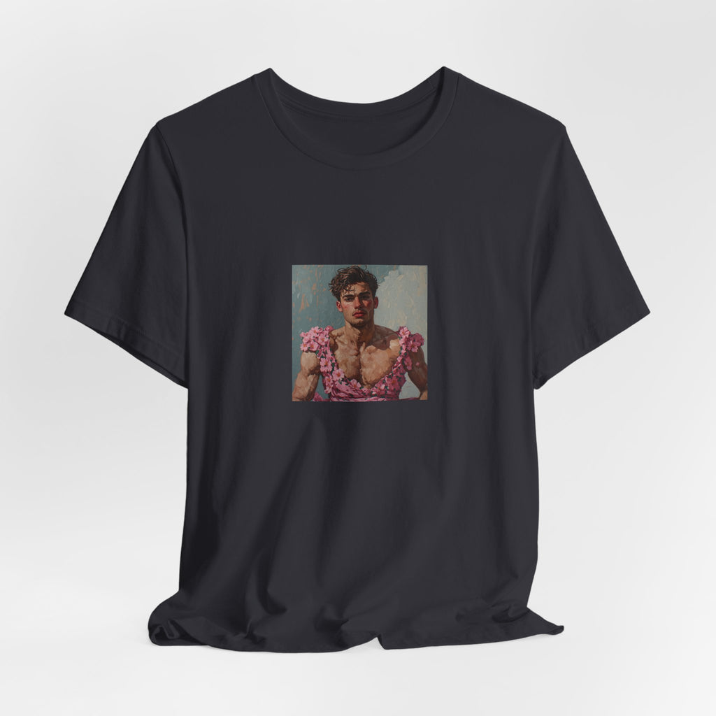 Man In Pink Dress T-shirt