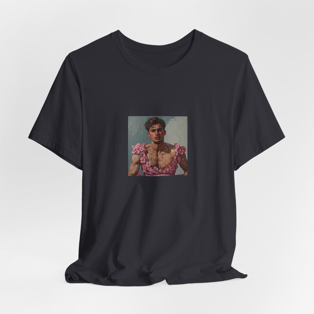 Man In Pink Dress T-shirt