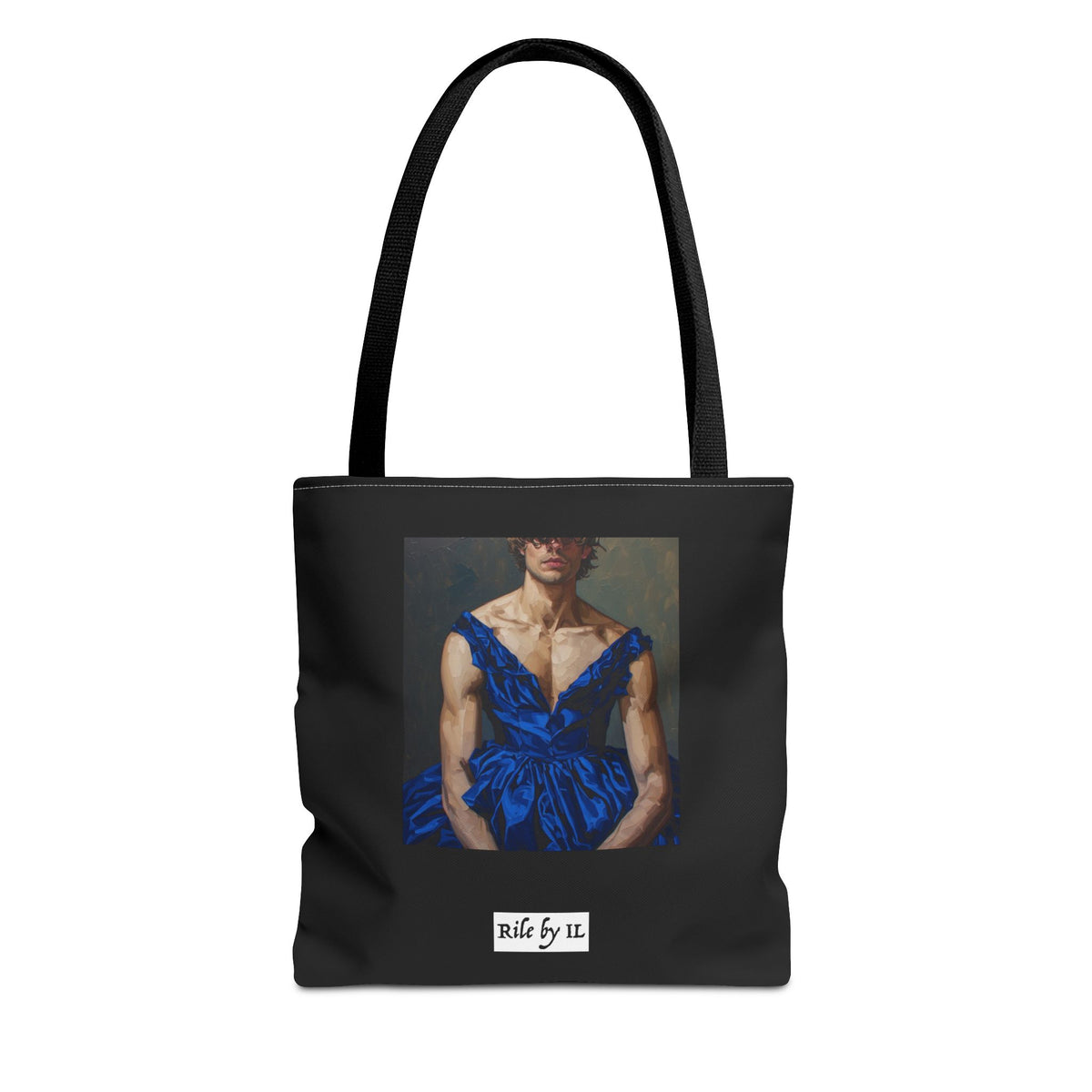 Man In Blue Dress Tote Bag