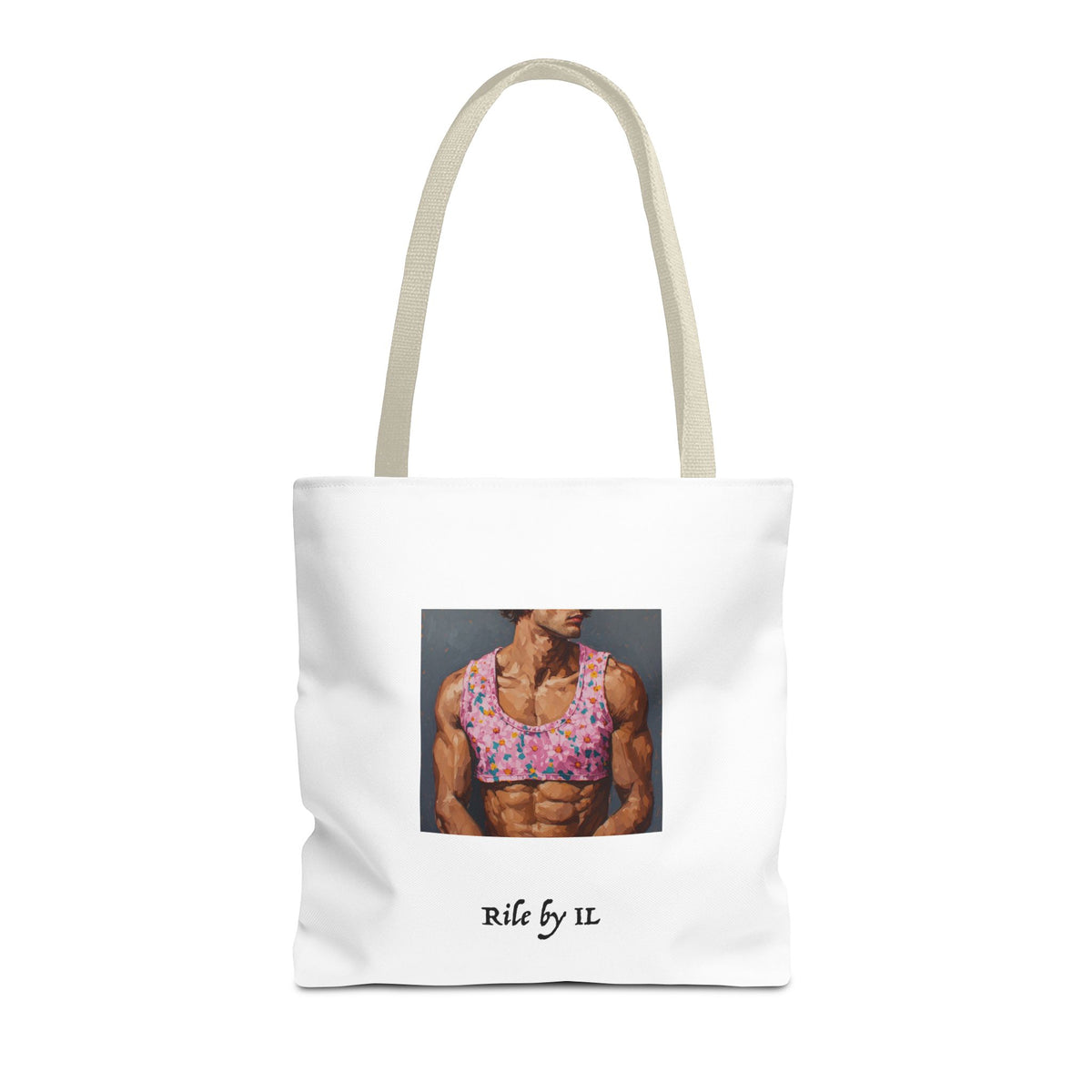 Man In Pink Crop TopTote Bag