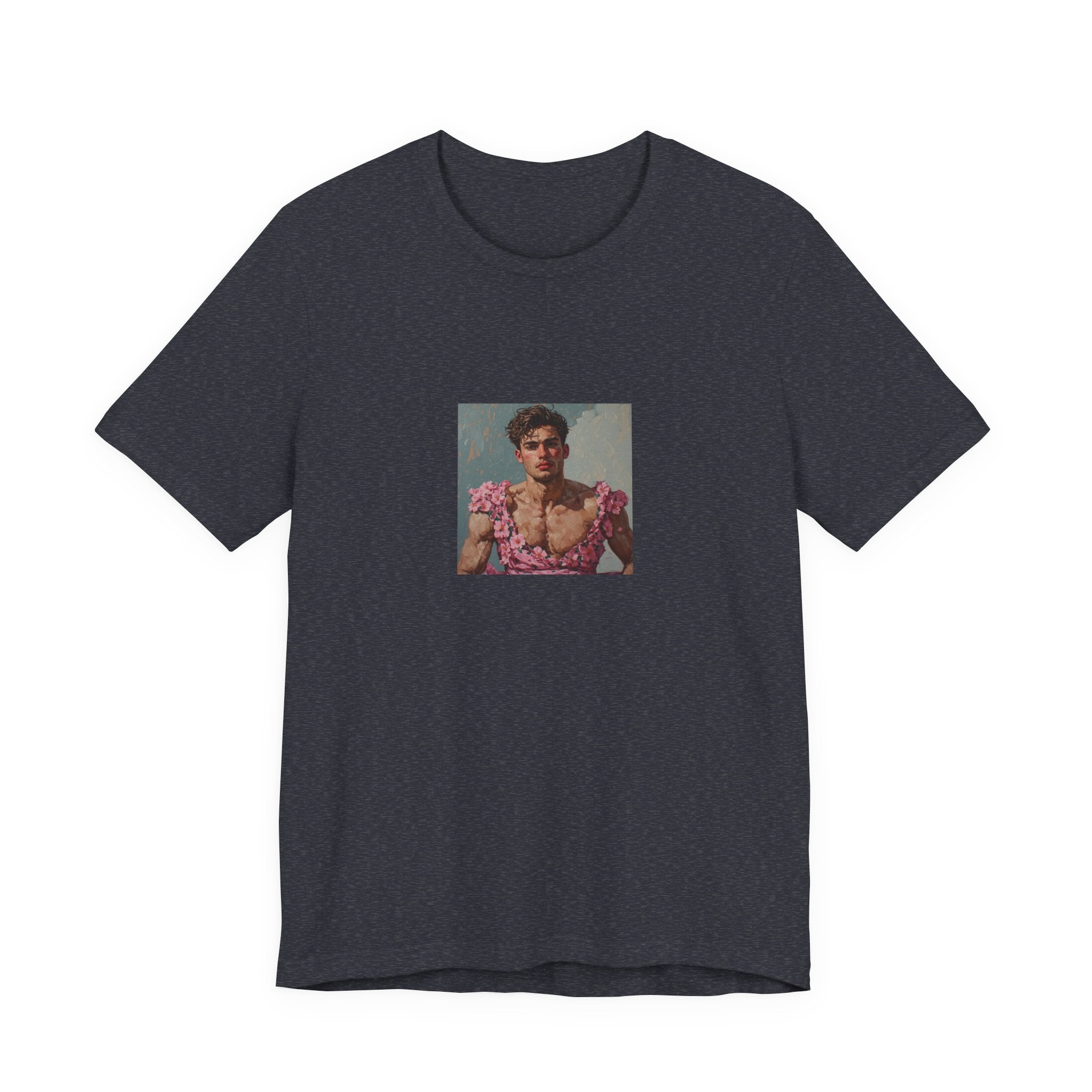 Man In Pink Dress T-shirt