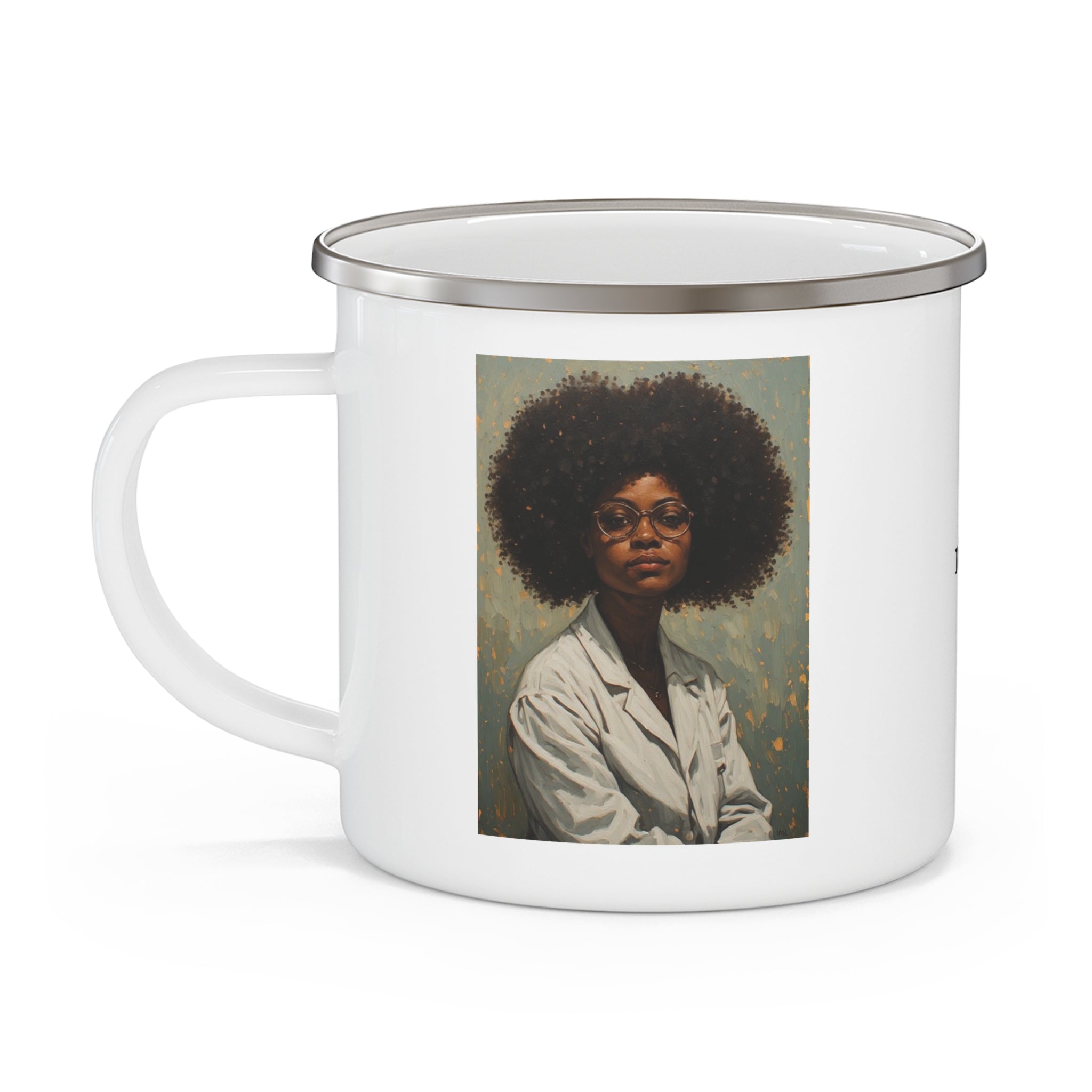Scientist Camping Enamel Cup