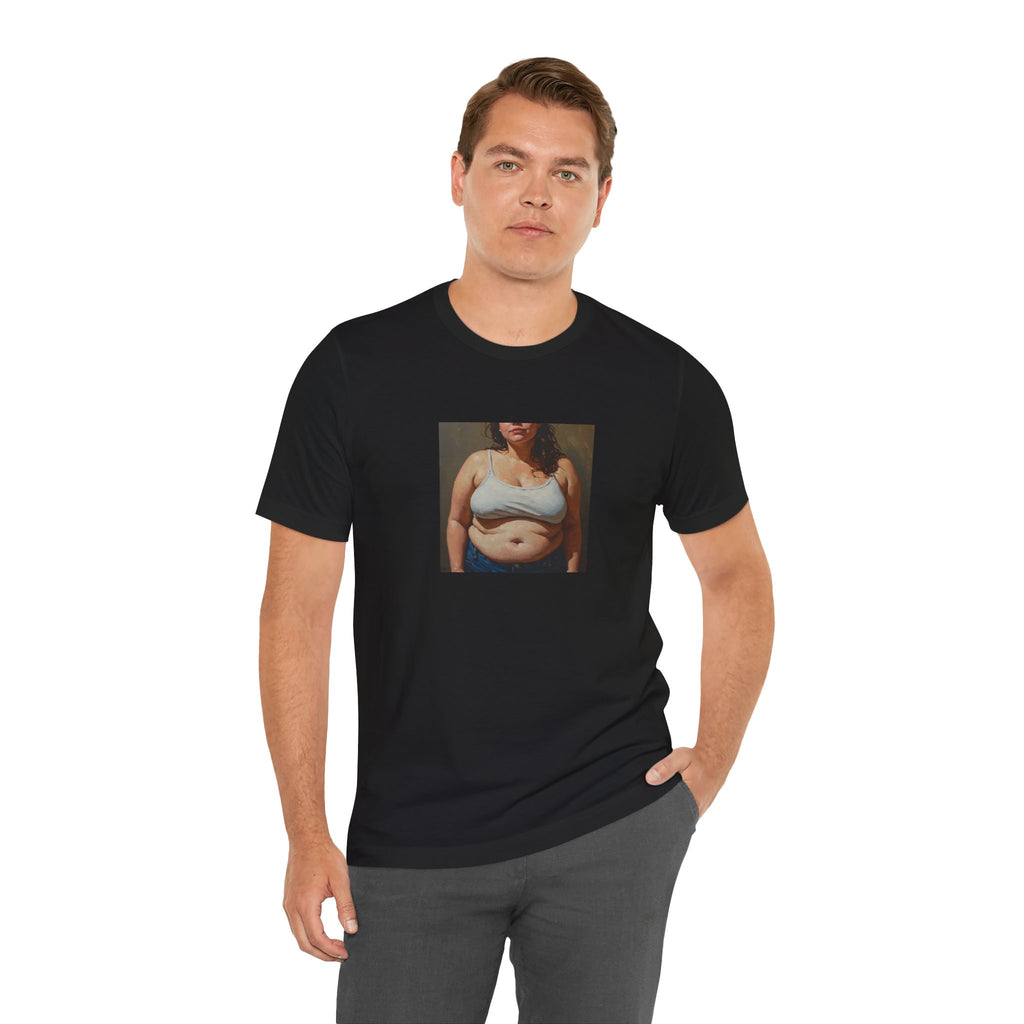 Woman In Jeans T-Shirt