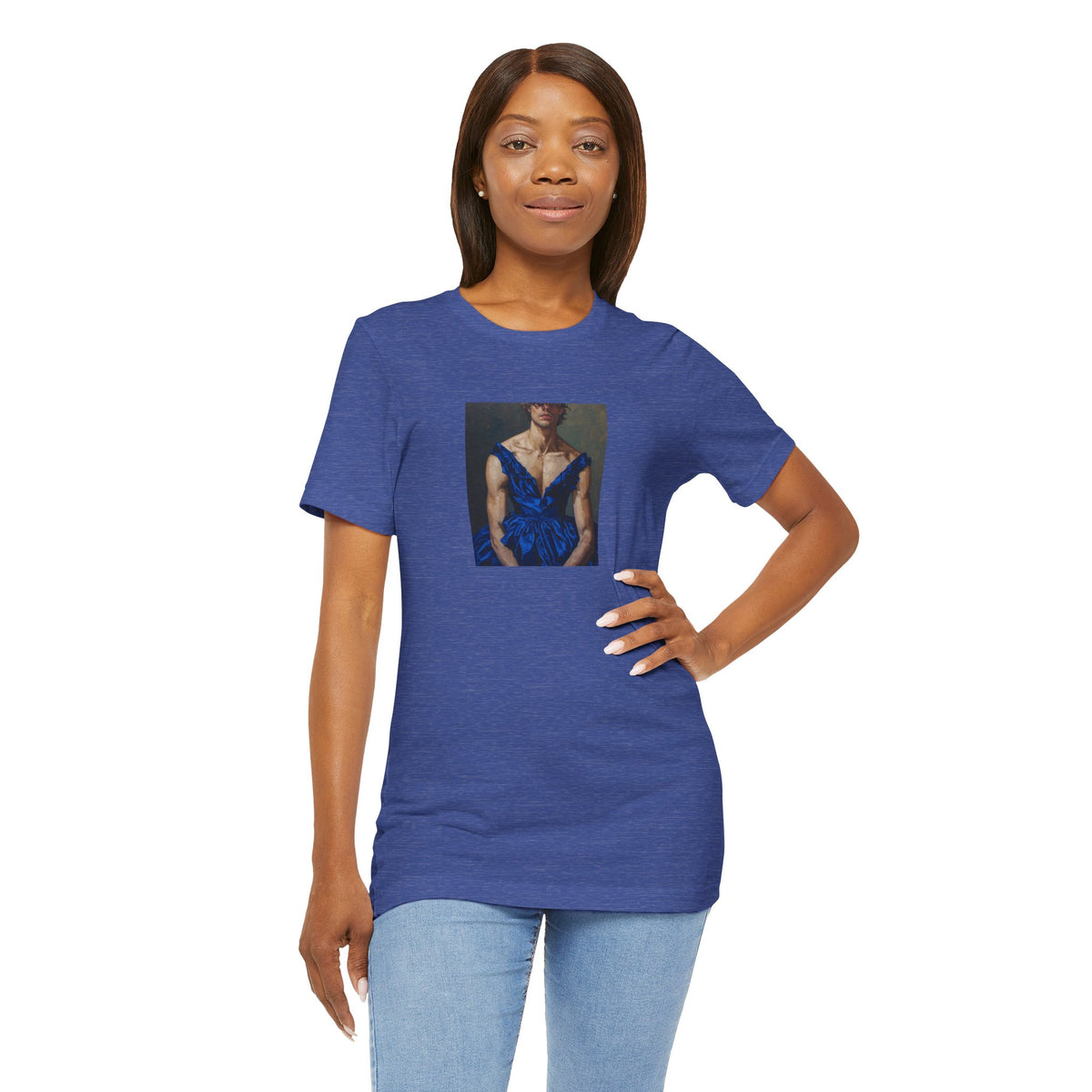 Man In Blue Dress T-Shirt