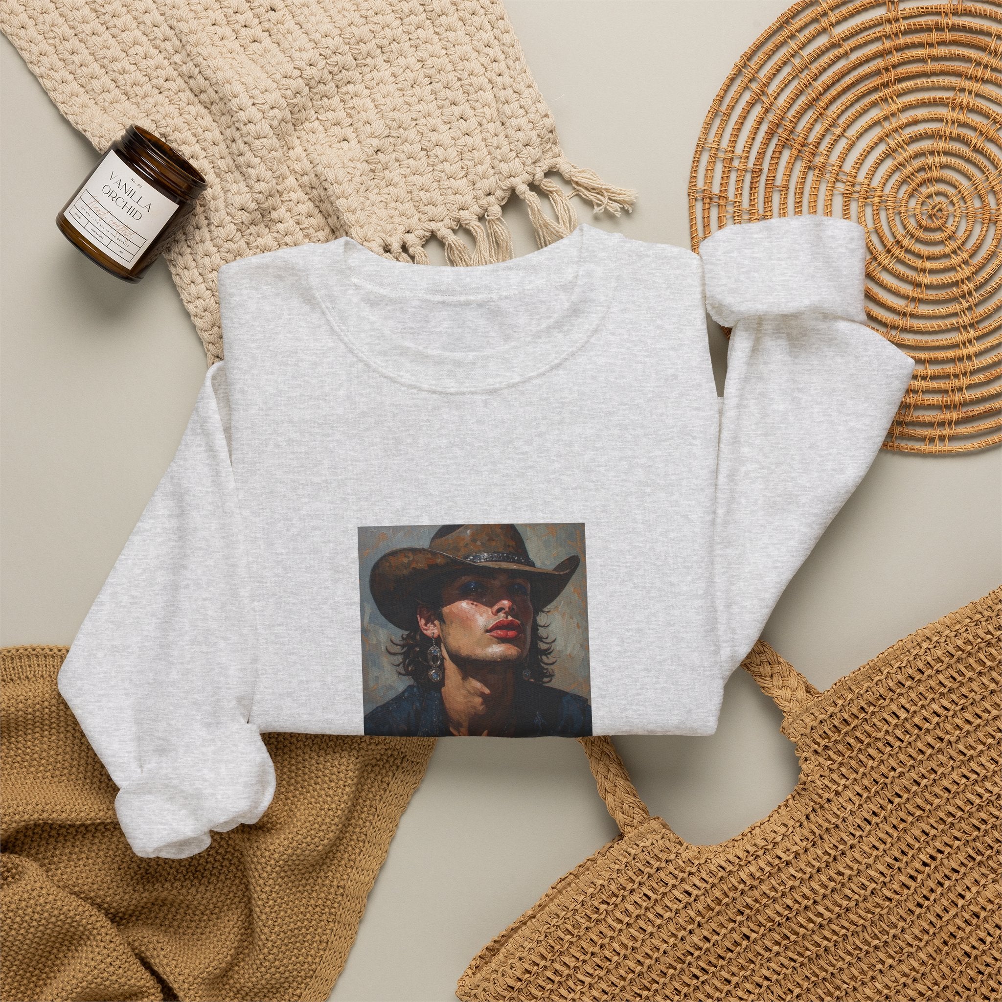 Cowboy Portrait Sweatshirt