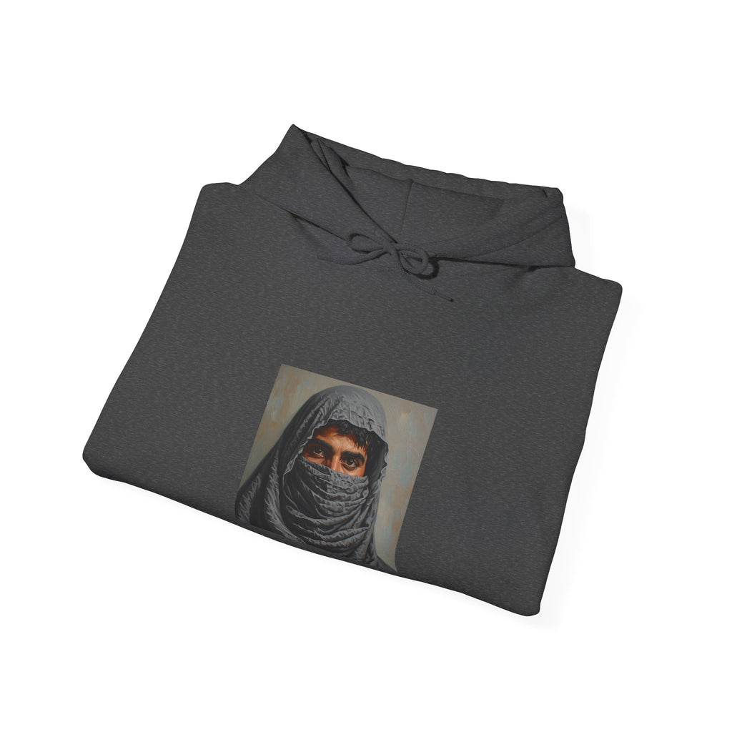 Veiled Man Portrait Hoodie