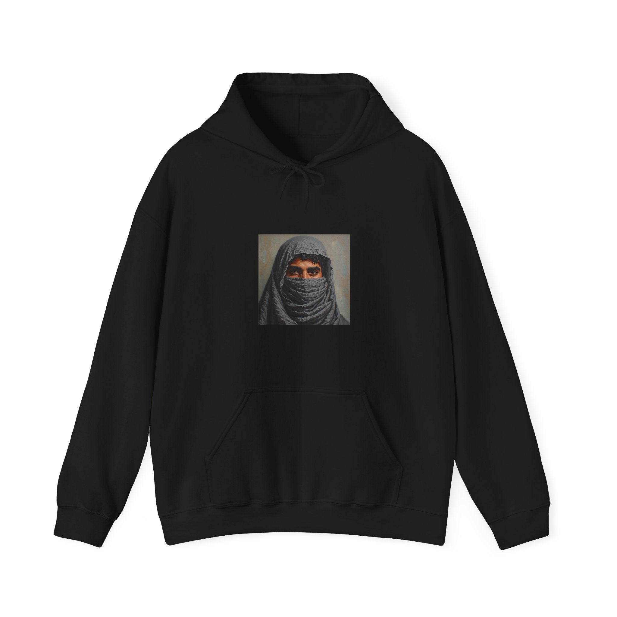 Veiled Man Portrait Hoodie