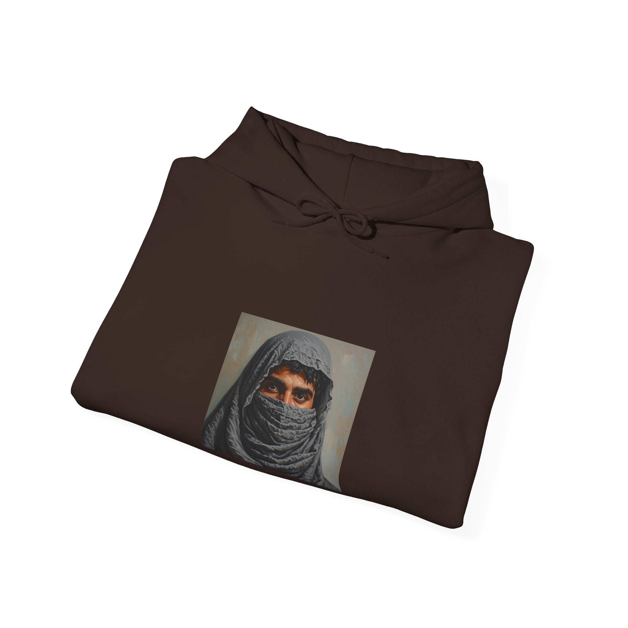 Veiled Man Portrait Hoodie