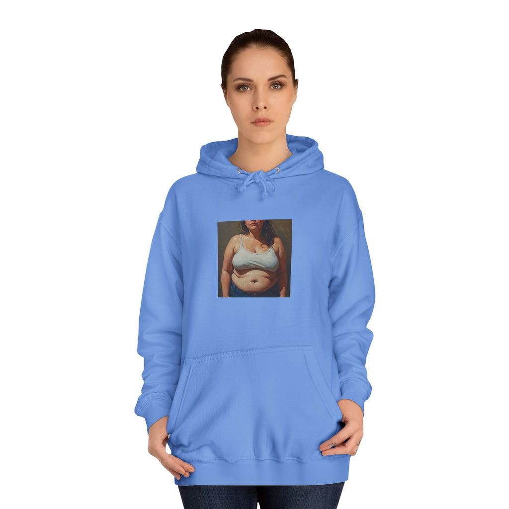 Woman In Jeans Hoodie