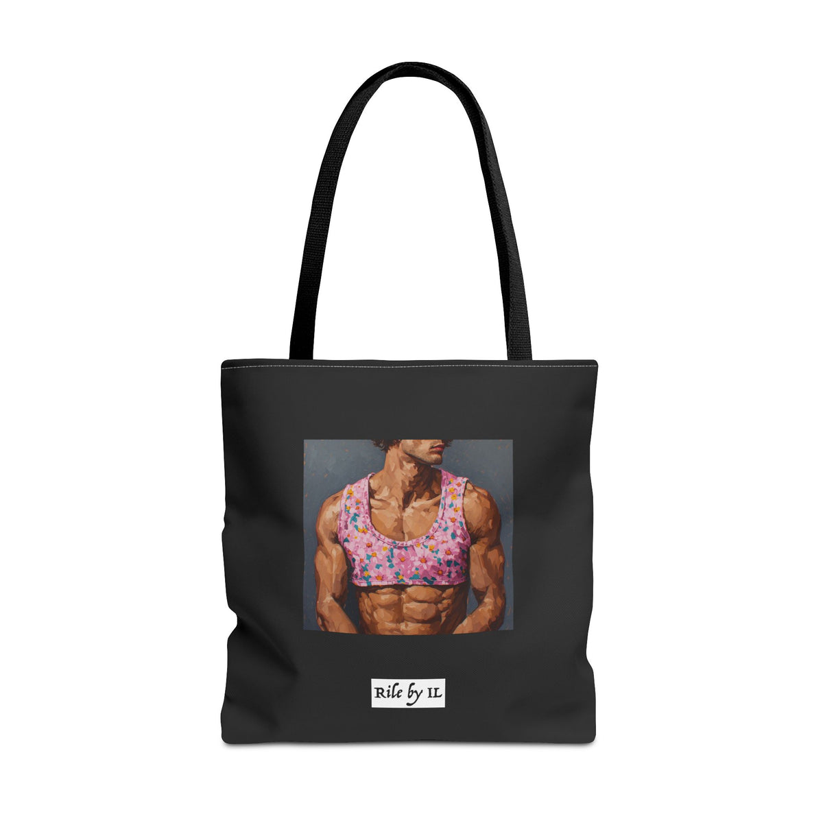 Man In Pink Crop Top Tote Bag