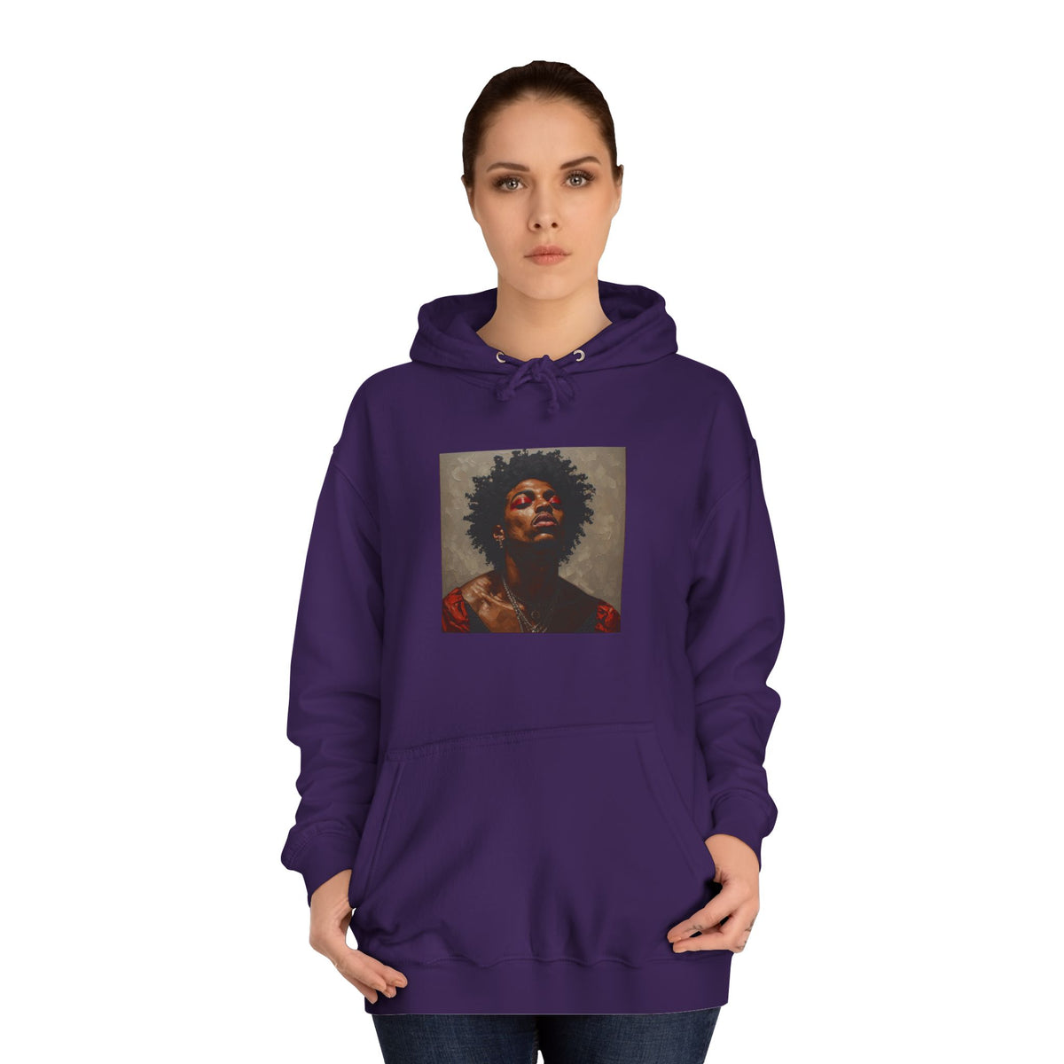 Man w/ Red Eyeshadow Hoodie