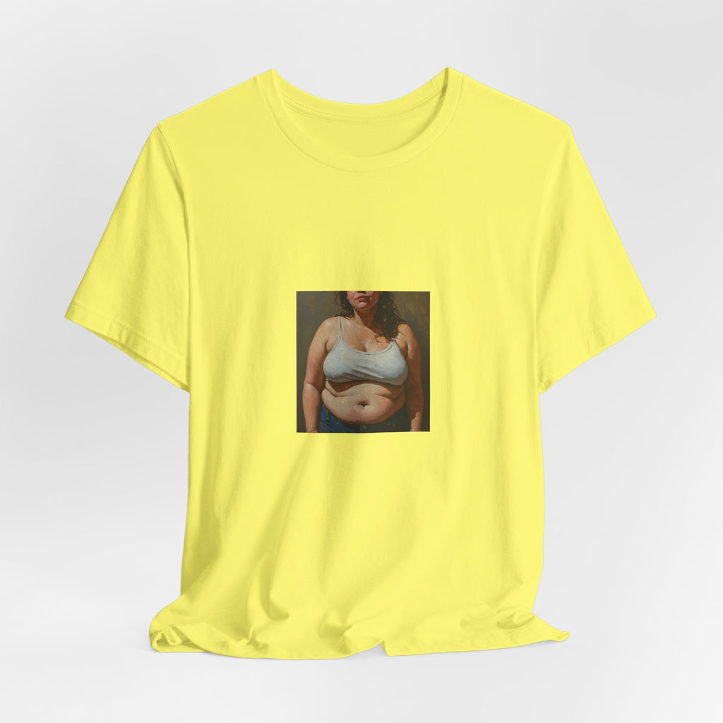 Woman In Jeans T-shirt