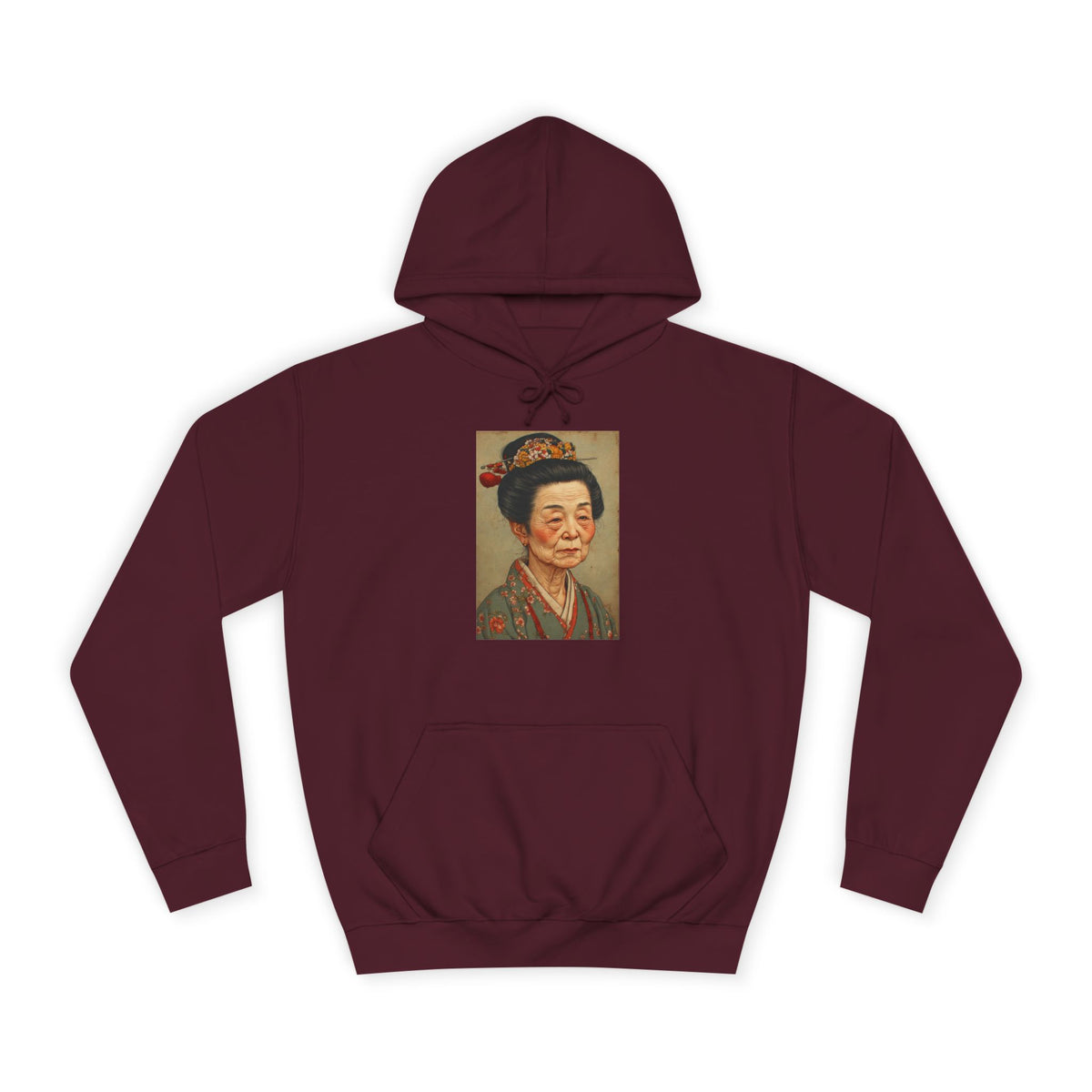 Vintage Japanese Woman Hoodie