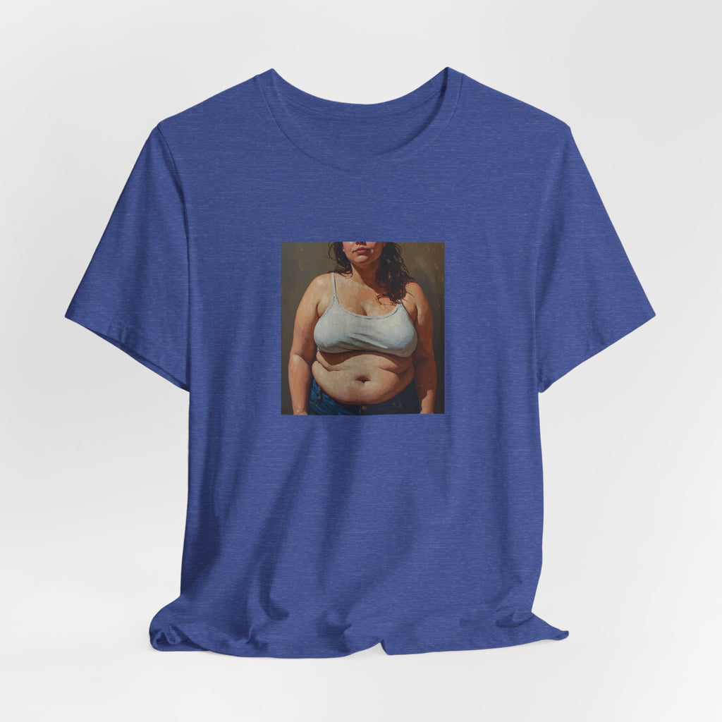Woman In Jeans T-Shirt