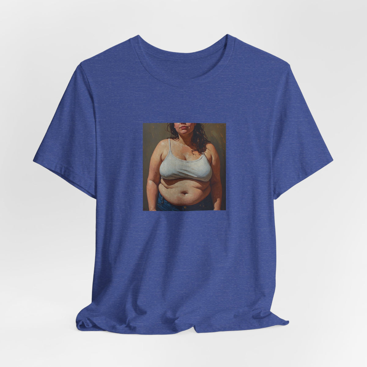 Woman In Jeans T-Shirt