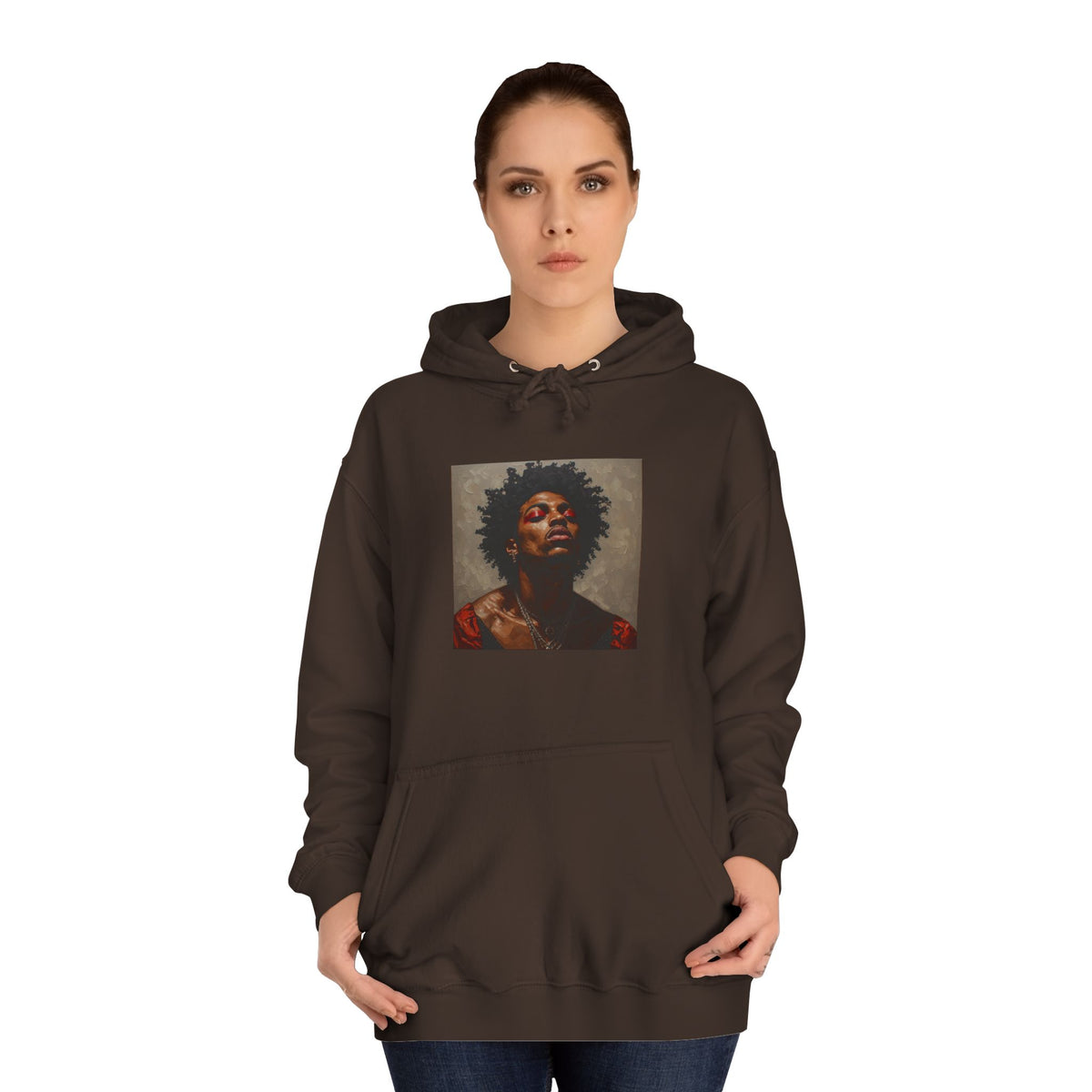 Man w/ Red Eyeshadow Hoodie