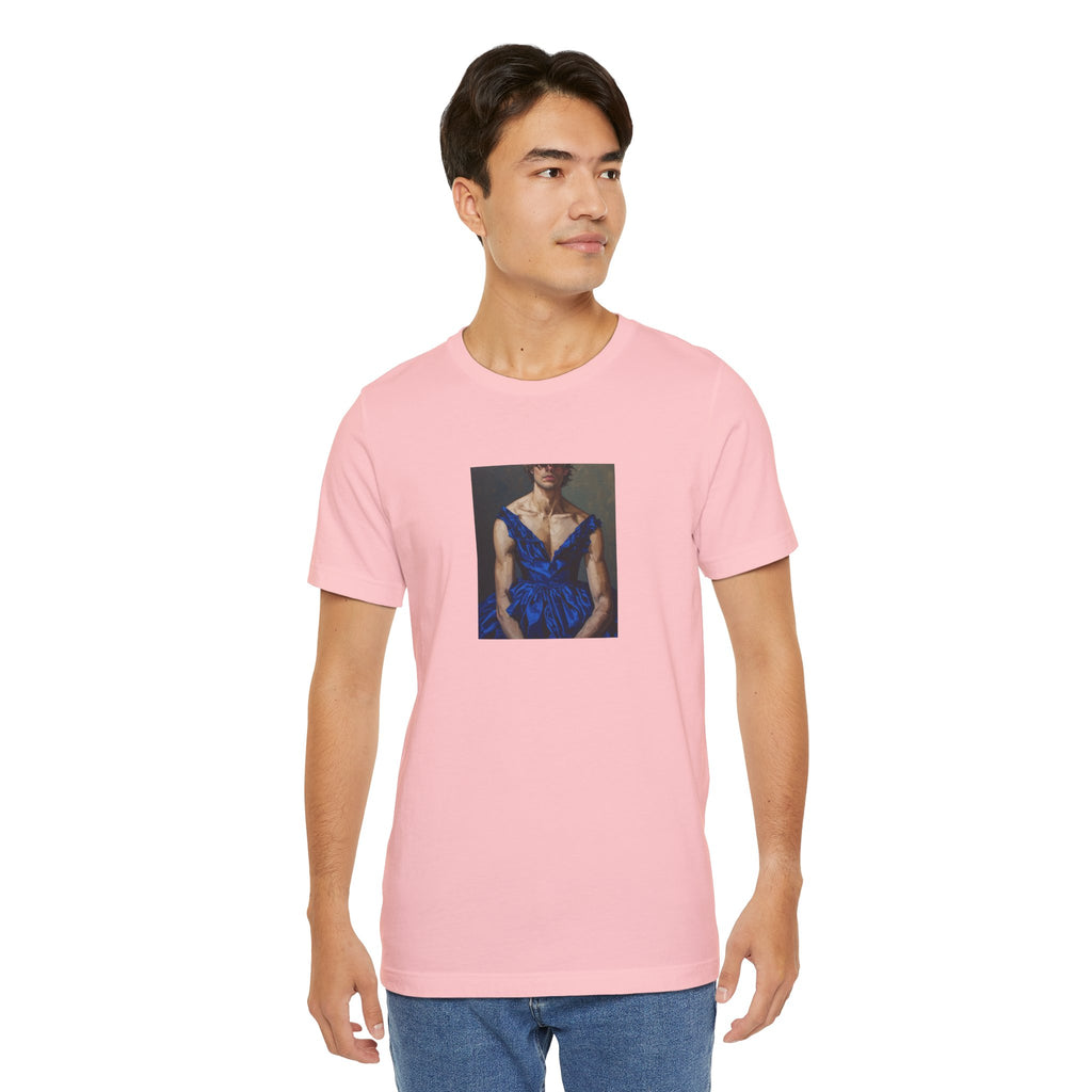 Man In Blue Dress T-Shirt
