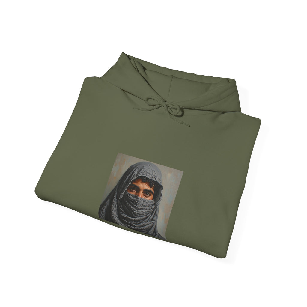 Veiled Man Portrait Hoodie