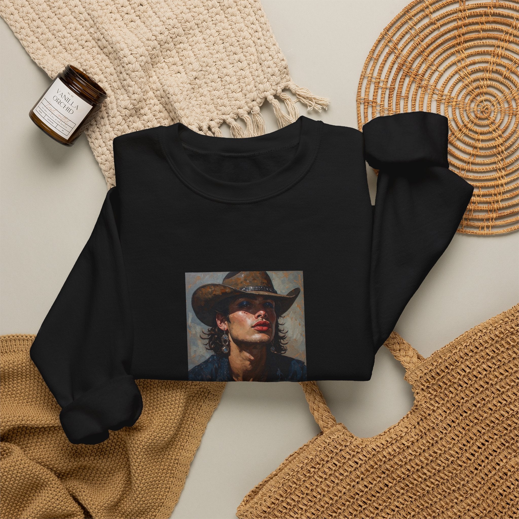 Cowboy Portrait Sweatshirt