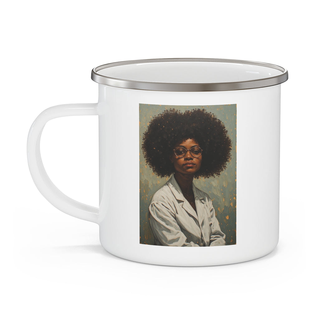 Scientist Camping Enamel Cup