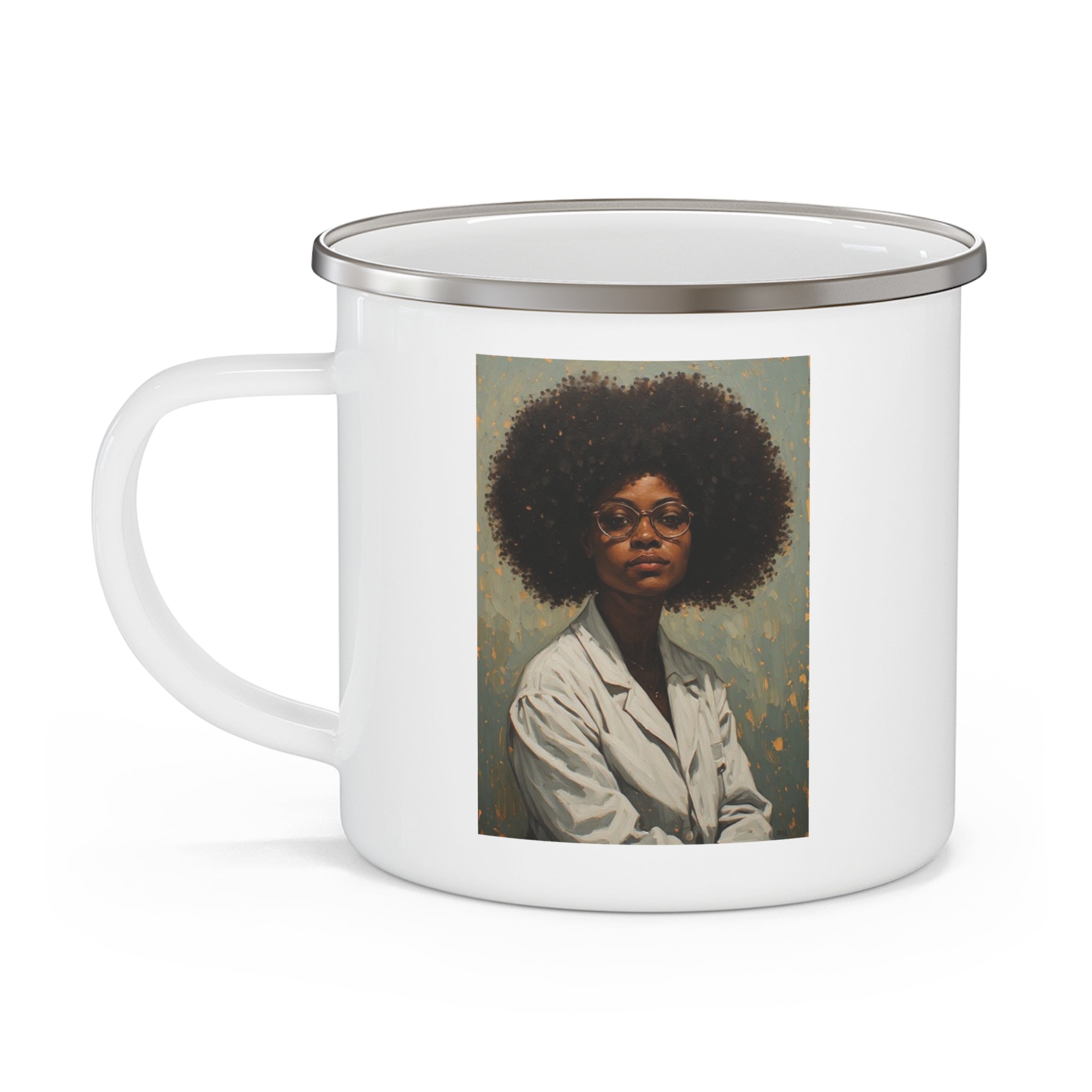 Scientist Camping Enamel Cup