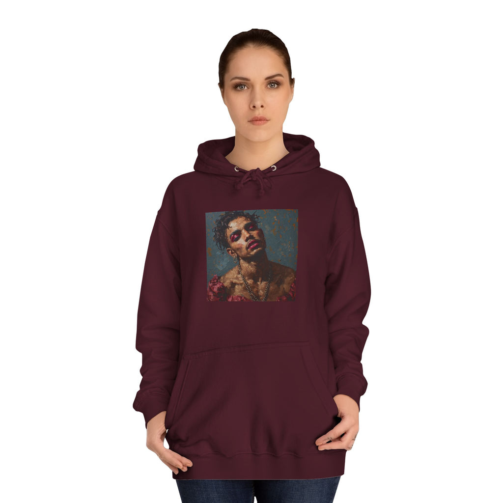Man w/ Pink Eye Shadow Hoodie