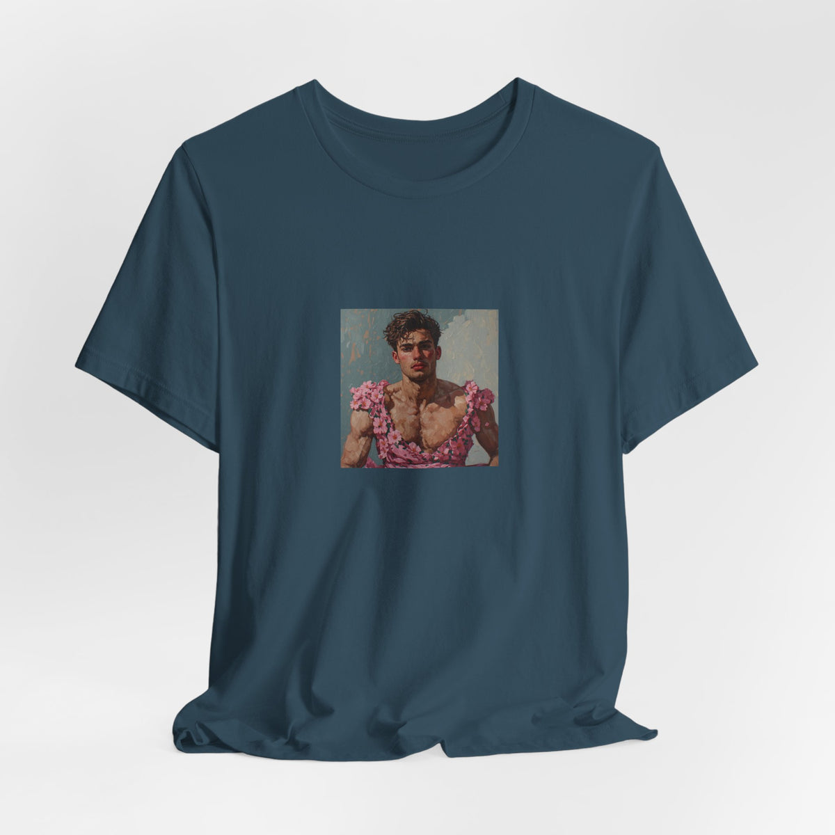 Man In Pink Dress T-shirt
