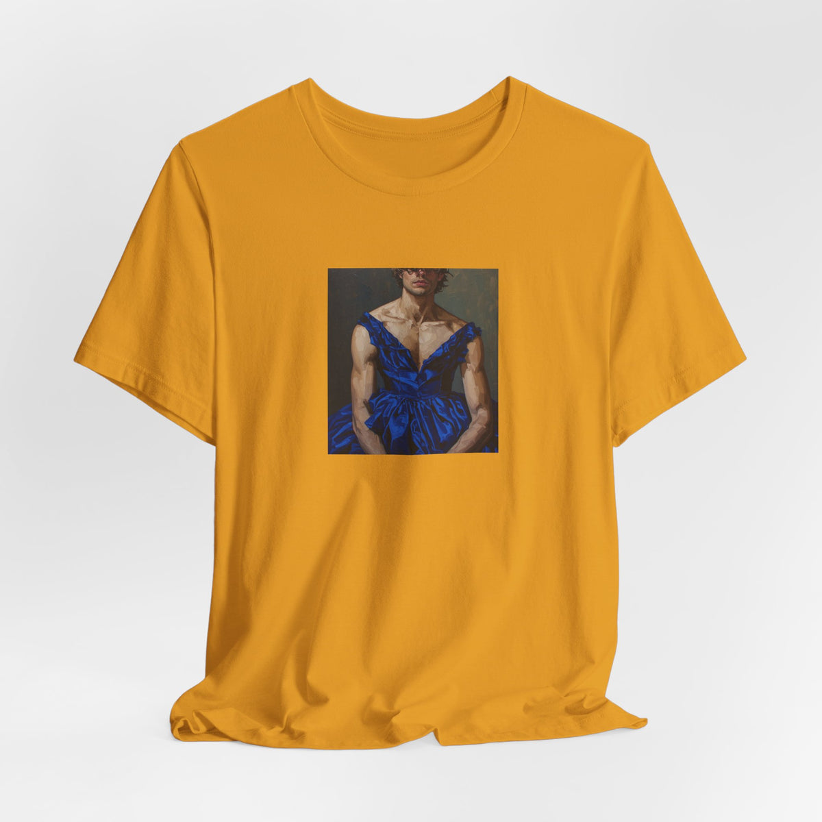 Man In Blue Dress T-Shirt