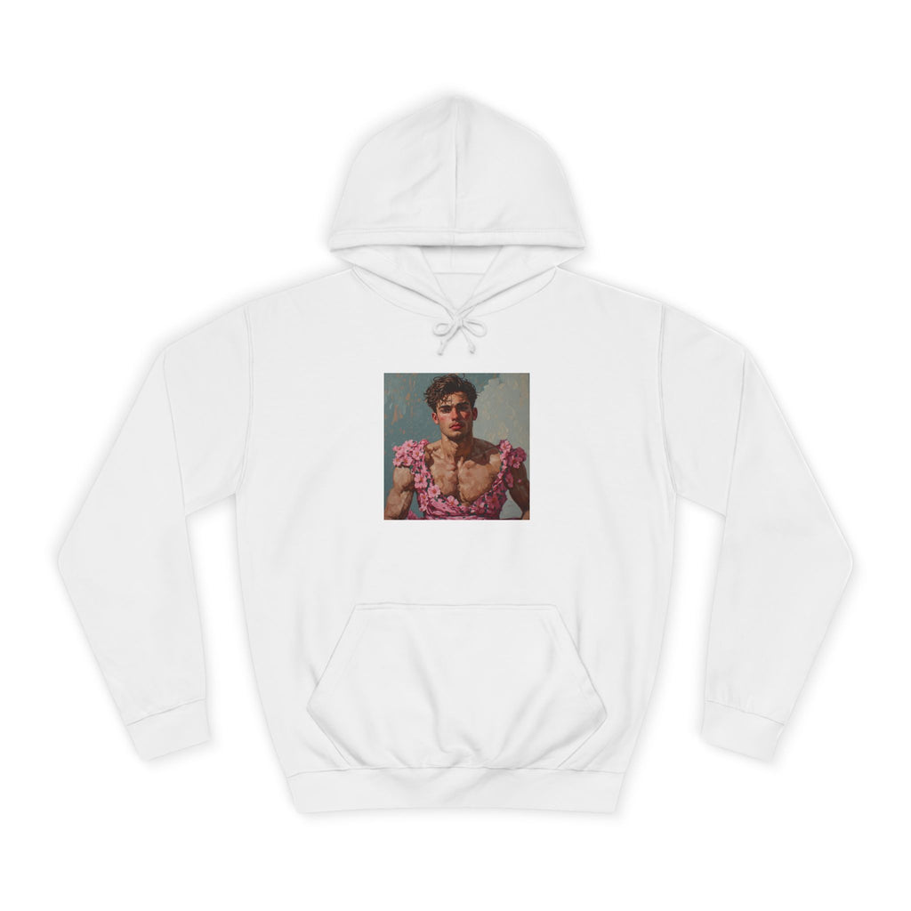 Man In Pink Dress Hoodie