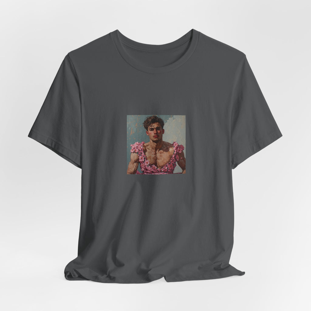 Man In Pink Dress T-shirt