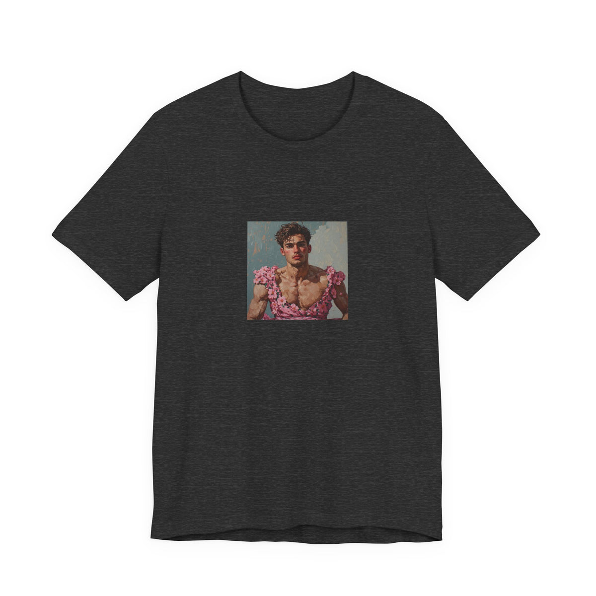 Man In Pink Dress T-shirt