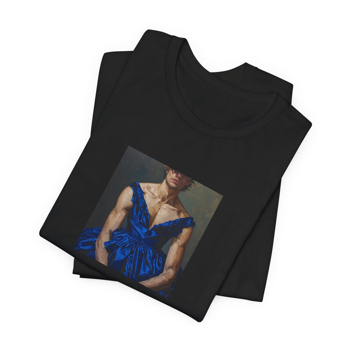 Man In Blue Dress T-Shirt