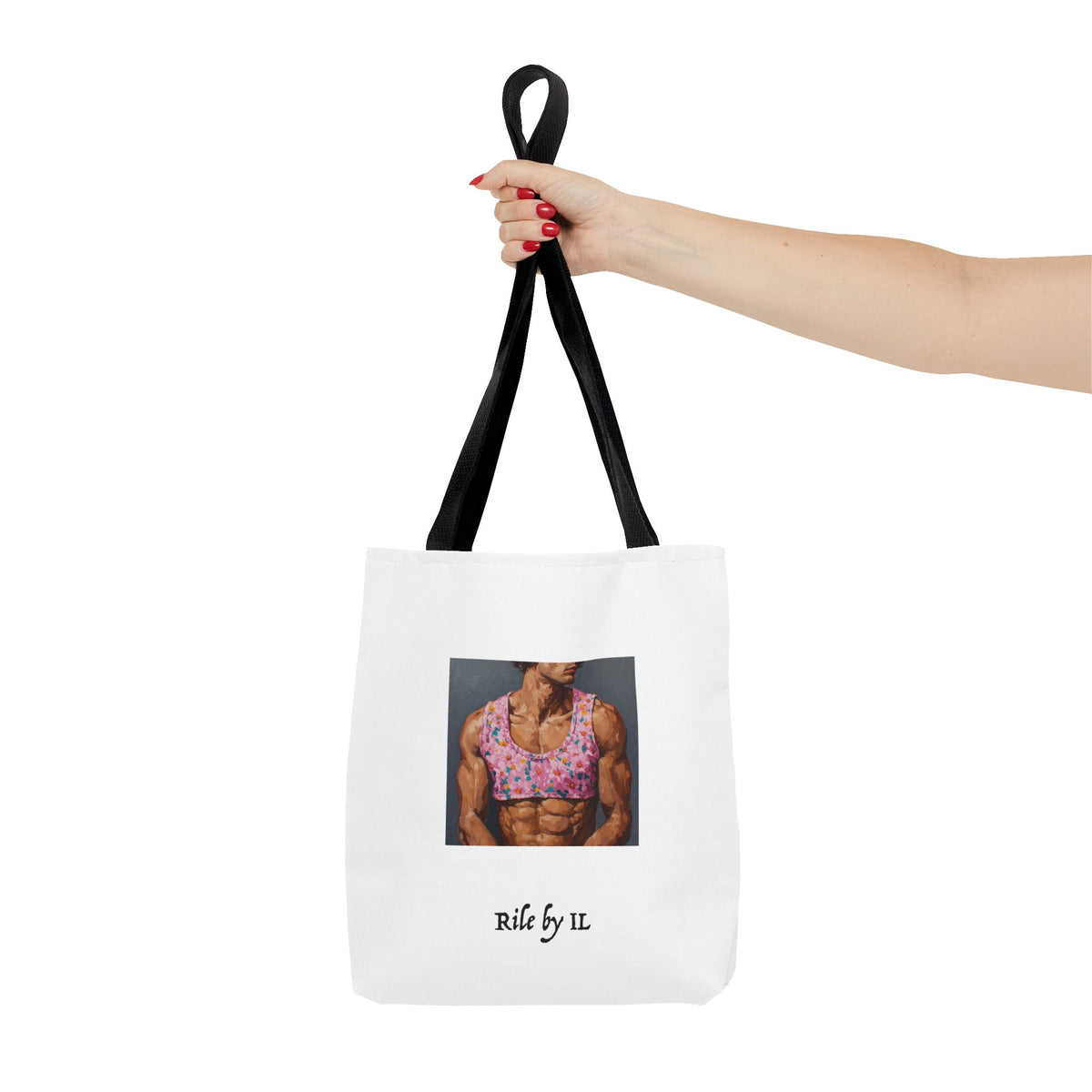 Man In Pink Crop TopTote Bag