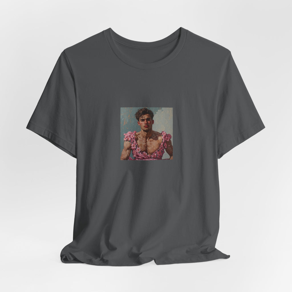 Man In Pink Dress T-shirt