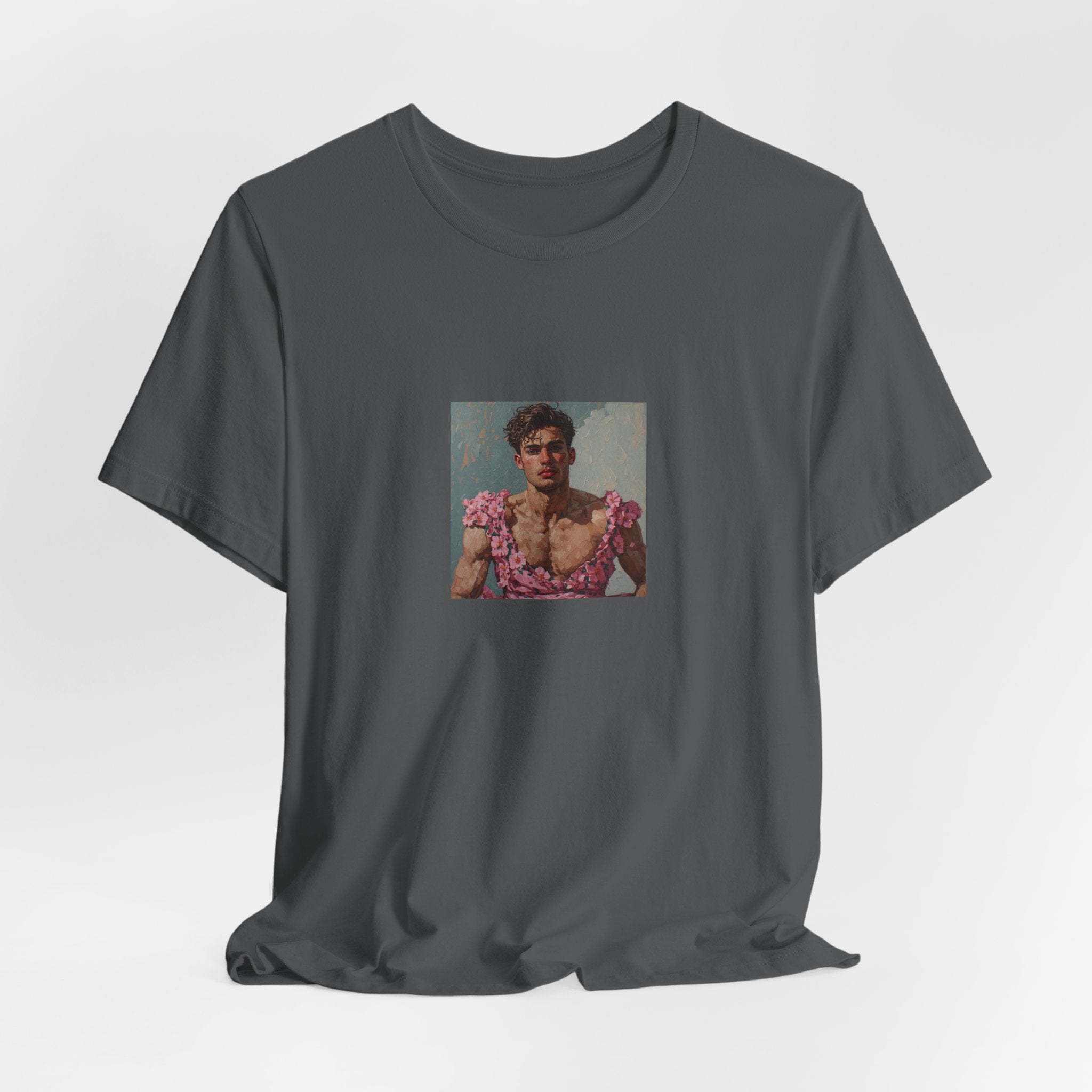 Man In Pink Dress T-shirt