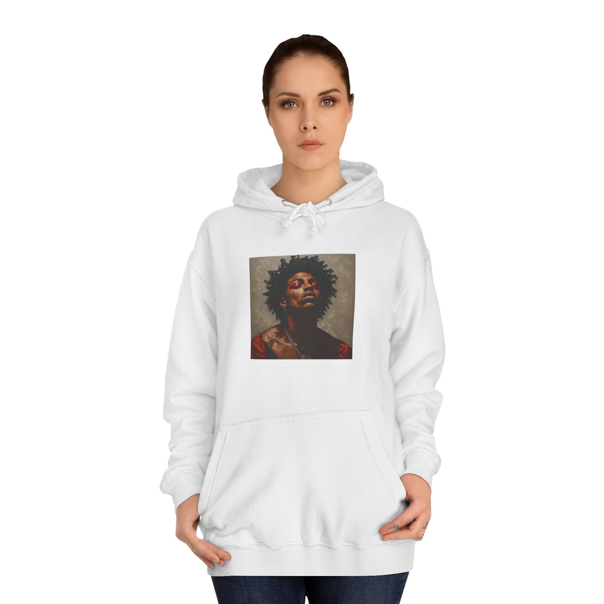 Man w/ Red Eyeshadow Hoodie