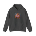Pink Crop-Top Print Hoodie