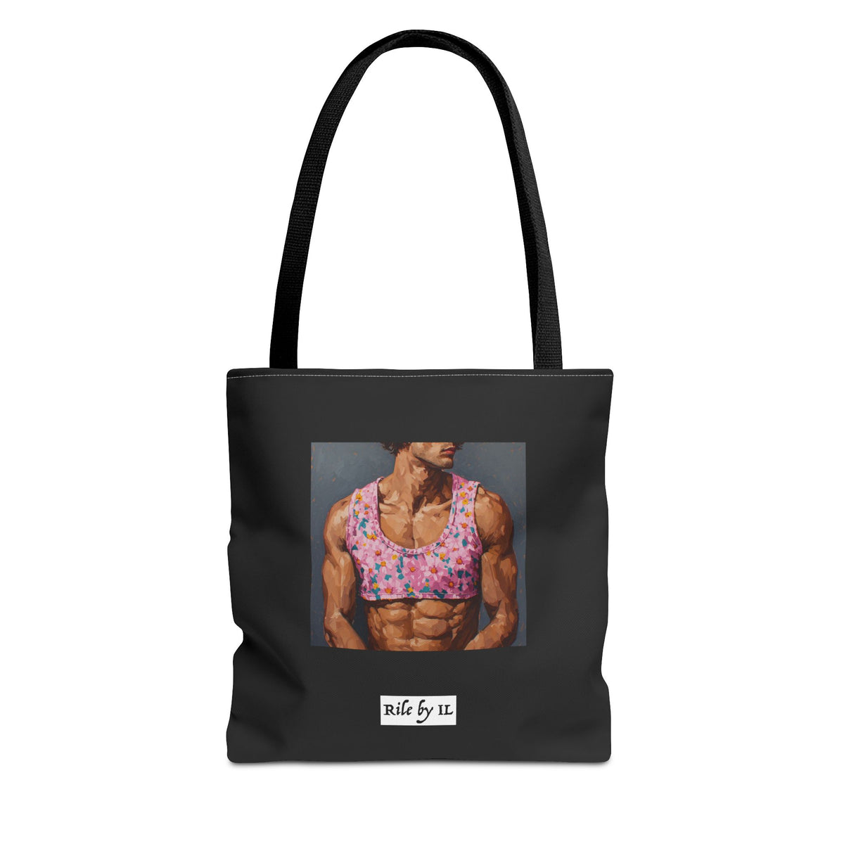 Man In Pink Crop Top Tote Bag