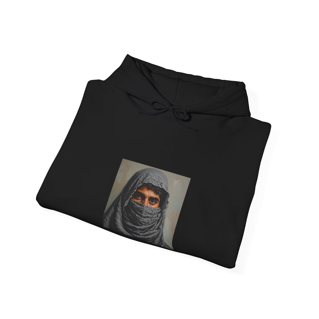 Veiled Man Portrait Hoodie